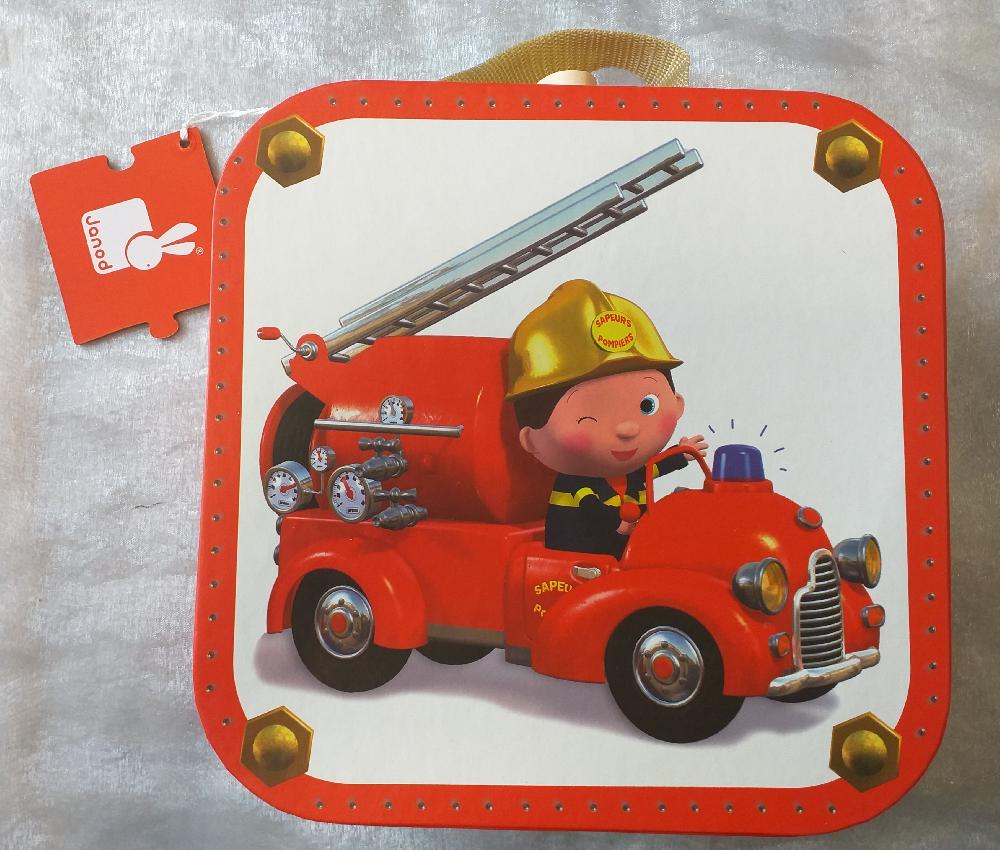 4 puzzle carton pompier